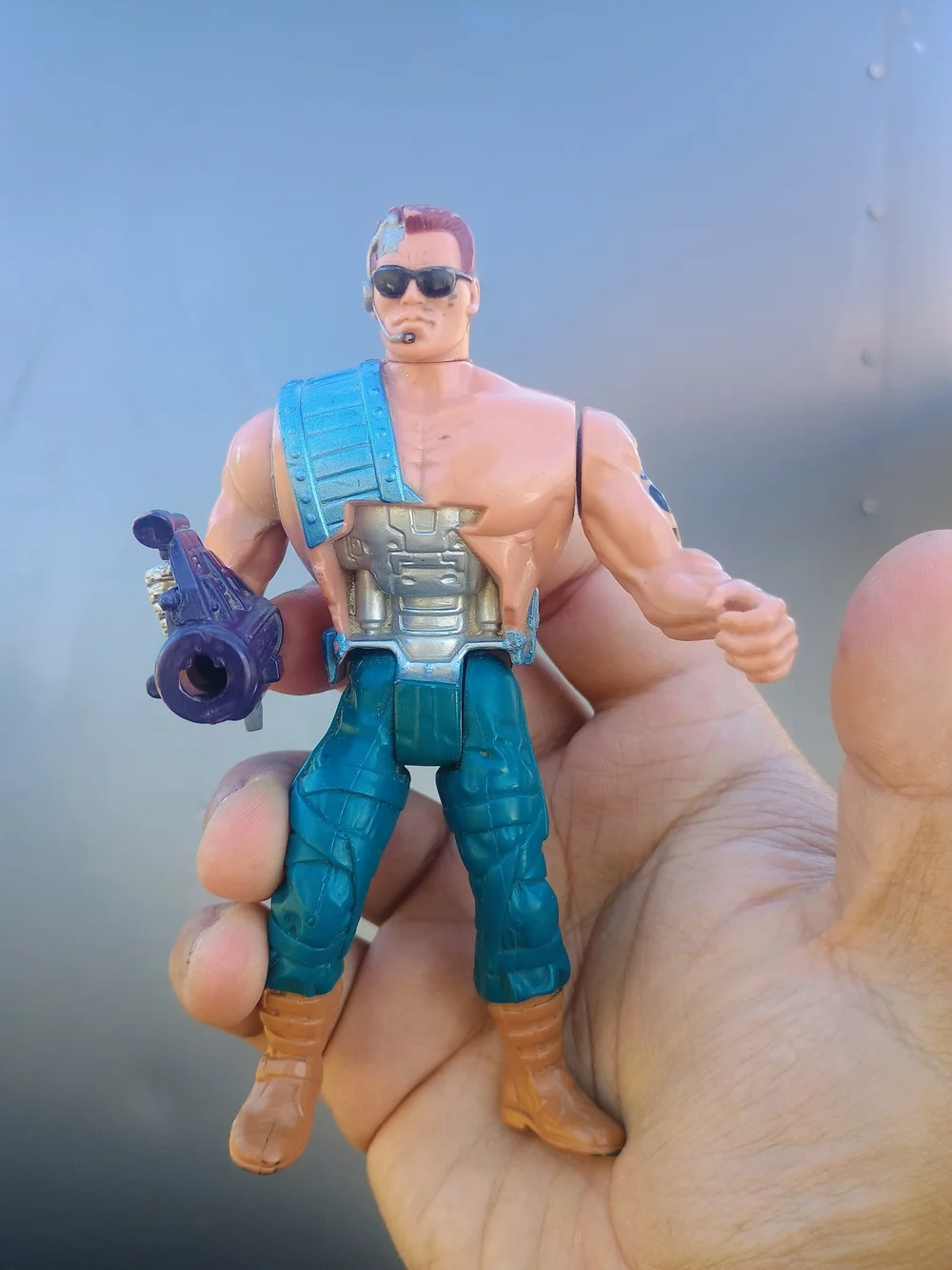 1992 Kenner 'Terminator 2' *hidden power Terminator* action figure #terminator